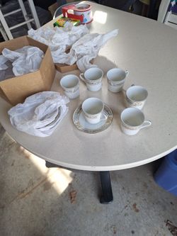 6 Piece Tea Set Nagara China Japan New