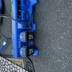 Kobolt charger with two batteries 24v