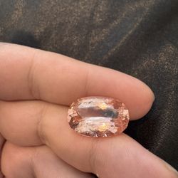 Katlang Peach Pink Topaz 19ct