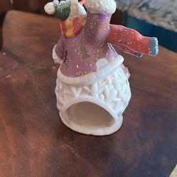 Snowman Candle Holder
