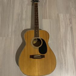 Acoustic Guitar Lyle F-500 Natural '70s Made in Japan,trade!