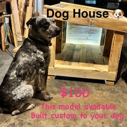 Handmade dog house