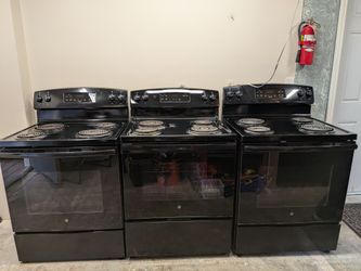 Black Electric Stoves