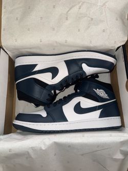Jordan• 1 Mid Sneakers in Armory Navy, White, Black