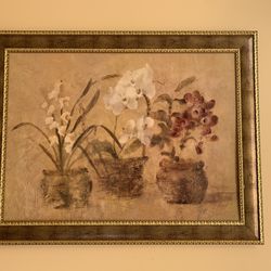 57” Large Wall Picture Decoration Flower Painting