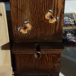 Wood Cell Phone Stand Butterfly 🦋