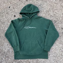 Supreme Classic Script Hoodie Sz L