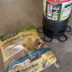 Bird Feeder And Bird Seed