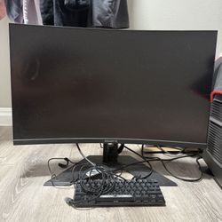 34 Inch Gaming Monitor Comes W Keyboard