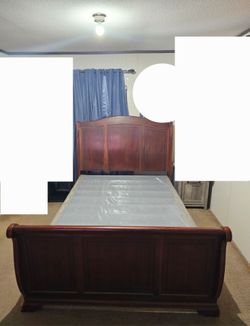 Bed frame and box spring