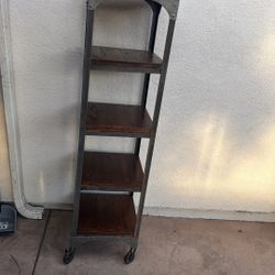 Metal and Wood Shelf