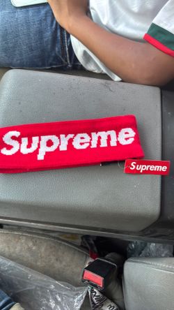 Supreme and new era headband collab