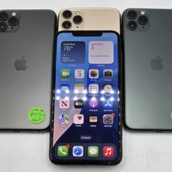 Apple IPhone 11 Pro Max 64gb Unlocked With Case Chargers Warranty Just $300 Each! 