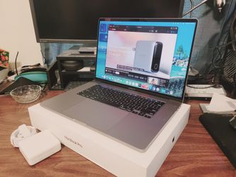 16 Inch Apple MacBook Pro Laptop, Core i9, 1TB, 32gb Ram, Radeon Pro, Updated MacOS