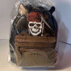 Loungefly Disney Pirates Dead Men Tell No Tales Exclusive Mini Backpack NWT