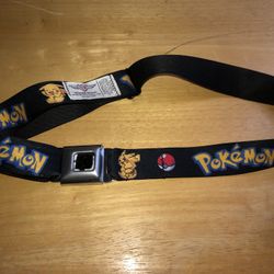 Pokemon Buckle Down Pikachu Seat Belt Buckle