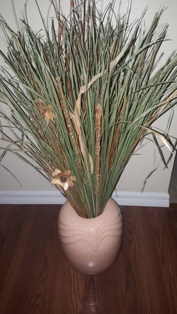 Decorative pot with flowers