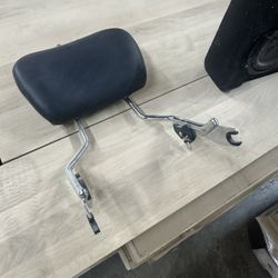 Passenger Backrest For Harley Fatbob 