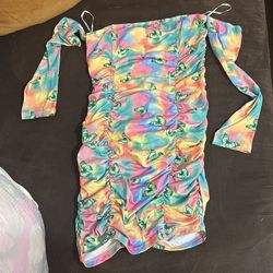 Colorful Butterfly Dress