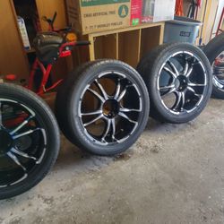 22 Inch Forte's and Tires For Sale