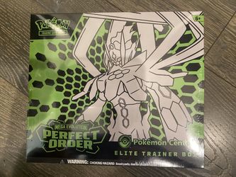 creased box pokemon center pefect order etb