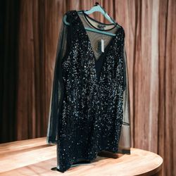 Forever 21 Black Sequin Dress