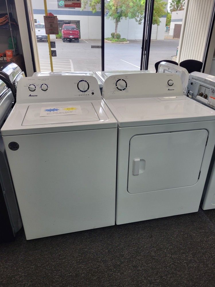 🔥End Of The Summer Sale! Amana Washer And Electric Dryer Set - Warranty Included