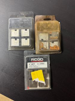 RIDGID Pipe Threading Dies – Lot of 3