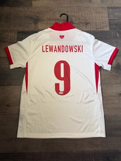 Robert Lewandowski signed Poland jersey