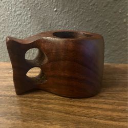 Hand-Carved vintage Kuska Cup