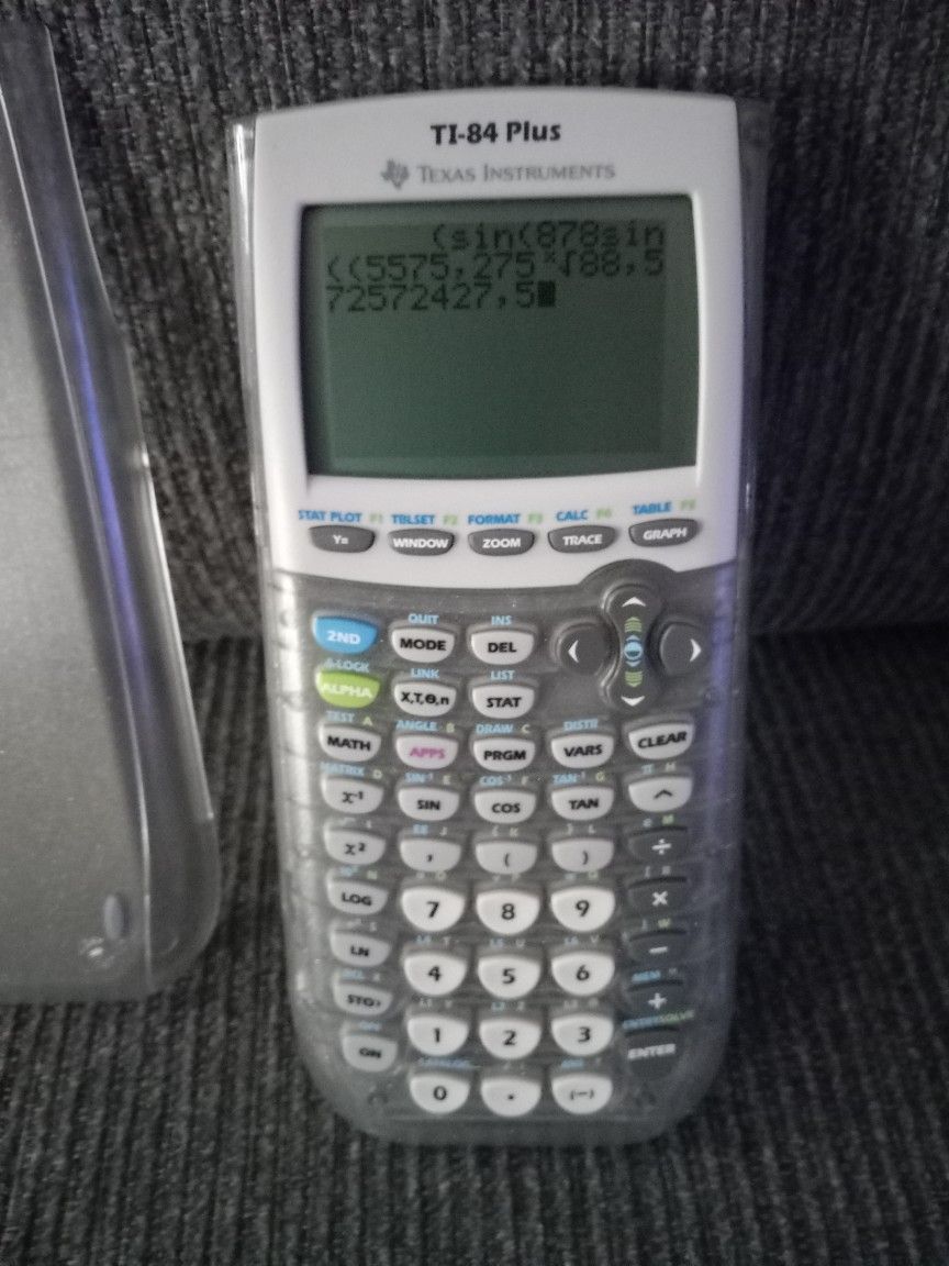 Texas Instruments TI-84 Pluse Clear Calculator