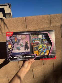 Cynthia’s garchomp premium box pokemon!