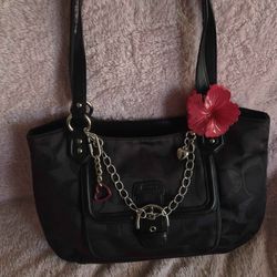 Coach Campbell black shoulder bag