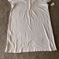 New Miss Elaine Pink Floral Nightgown 3X