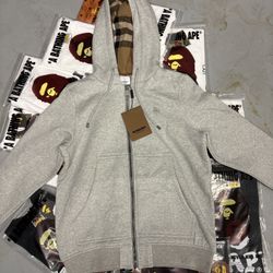 Men Burberry Zip Up