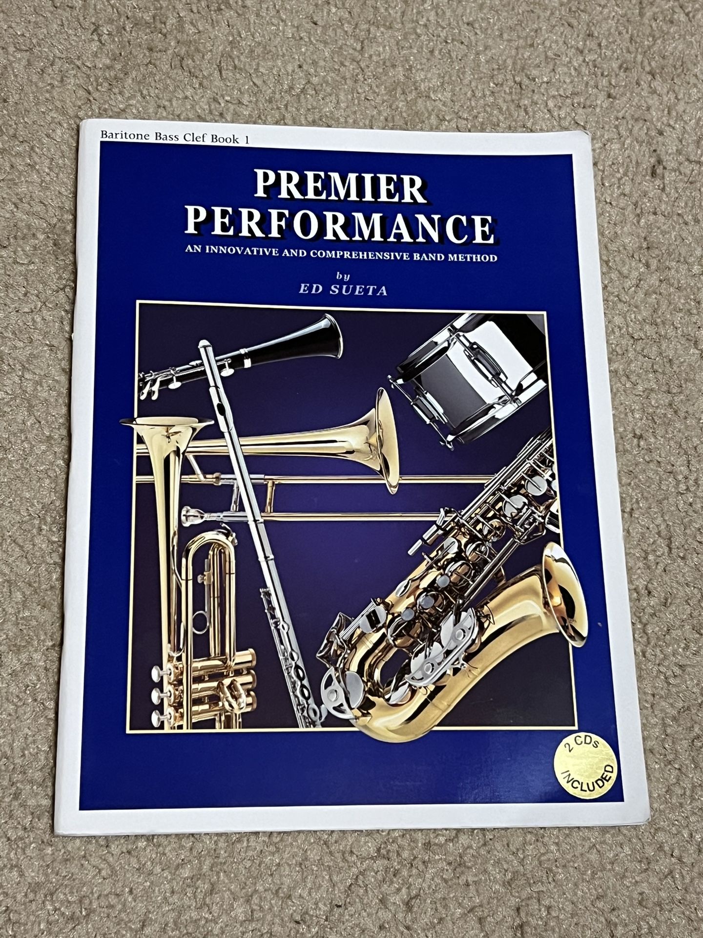 Ed Sueta Premier Performance Baritone Bass Clef Book 1 (I have 2 of them)