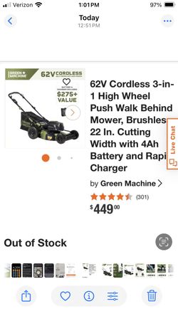 Green Machine Lawn Mower