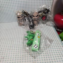 3 Oogie Boggie 3D Keychains