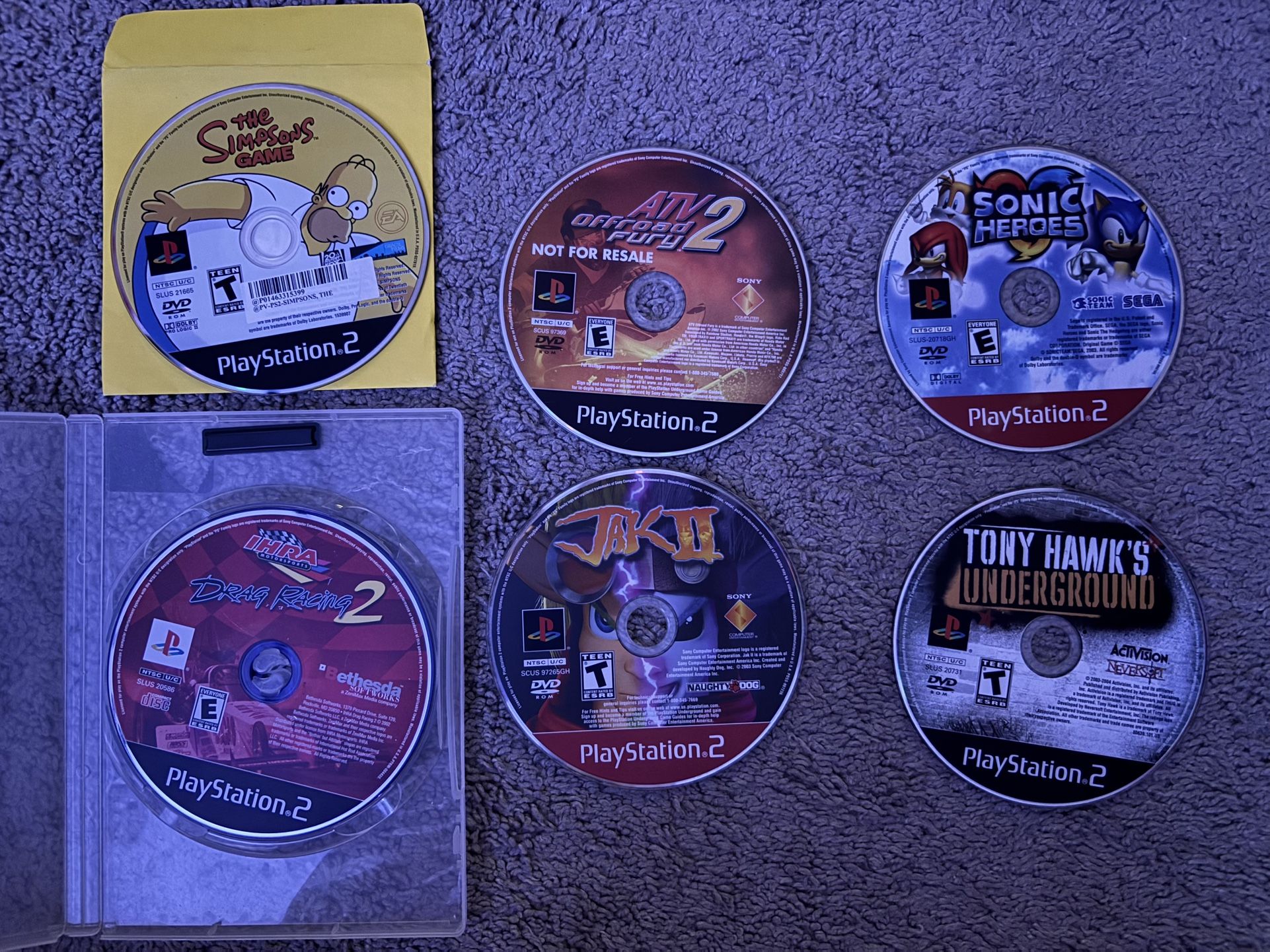 Ps2 Loose Discs
