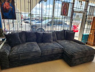 Sectional sofa gray oversize