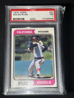 1974 Topps Nolan Ryan #20 PSA 7 NM
