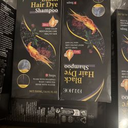 Black Hair Dye Shampoo 