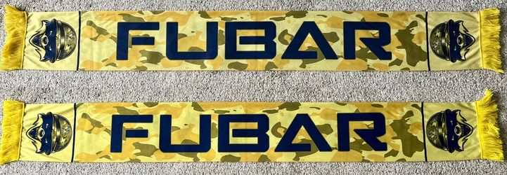 FUBAR (Nashville SC Supporters Military Group) Soccer Scarf
