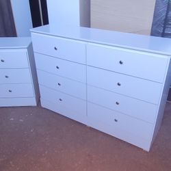 Dresser And Nighstand,Cajonera Gabetero