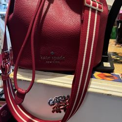 Hot pink Kate Spade purse