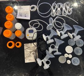 Hygeia Fit Breast Pump with Manual & Complete Set of Parts  Description: Hygeia Fit breast pump in good condition. Includes the manual and all parts n