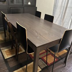Dining Table With 6 Chairs 