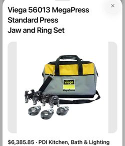 NEW Viega MegaPress 56013 Jaw & Ring Kit 1/2"–2" – RIDGID 32kN