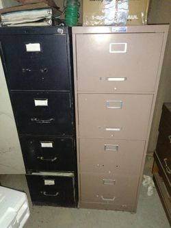 Vintage Steelmaster 4 Drawer File Cabinet