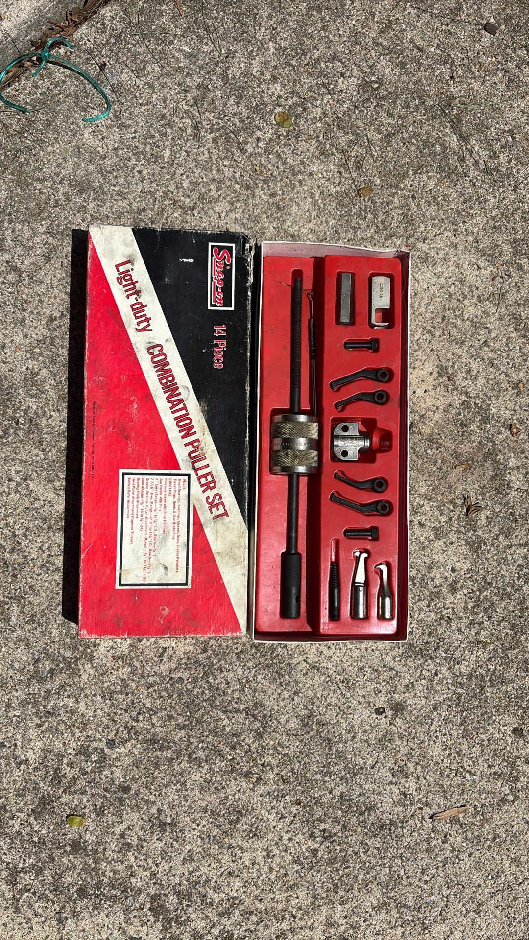 Snap-on Light-Duty Combination Puller Set – 14 Pc with Slide Hammer